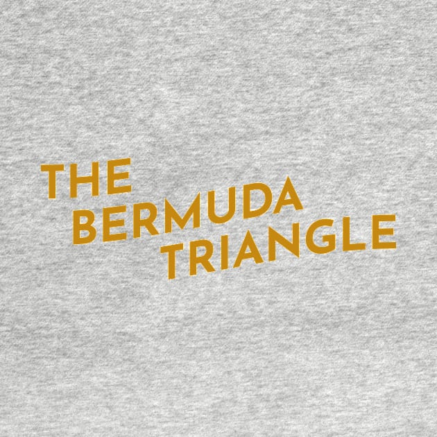 Bermuda Triangle Typography by calebfaires